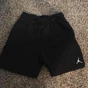 Jordan Black Athletic Shorts with Jumpman Logo
